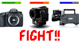 RED Epic vs. ARRI Alexa vs. Canon 7D