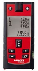Hilti Laser Measuring Device Tape Measure PD-40 and PD-42