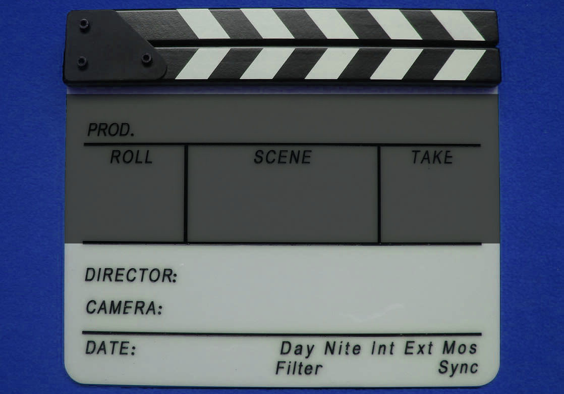 Other Sections of a Film Slate Clapperboard
