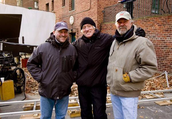 DP Roger Deakins and 1st AC Andy Harris on Set DP Roger Deakins and 1st AC Andy Harris on Set