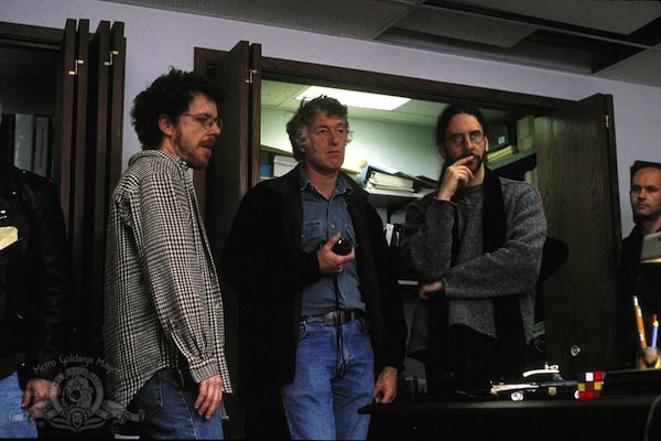 Roger Deakins and the Coen Brothers on the Set of Fargo Roger Deakins and the Coen Brothers on the Set of Fargo